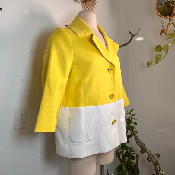 Kate Spade New York Jacket with Buttons and Pockets | 70s Jacket - Picture 2 of 7